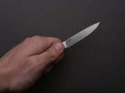 lionSTEEL - Fixed Blade - Ago - M390 - 80mm - Santos Mahogany - Leather Sheath