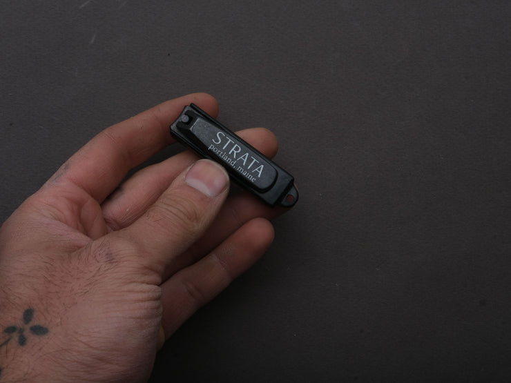 ITEZA - Kurouchi Nail Clippers - Strata Logo - Small