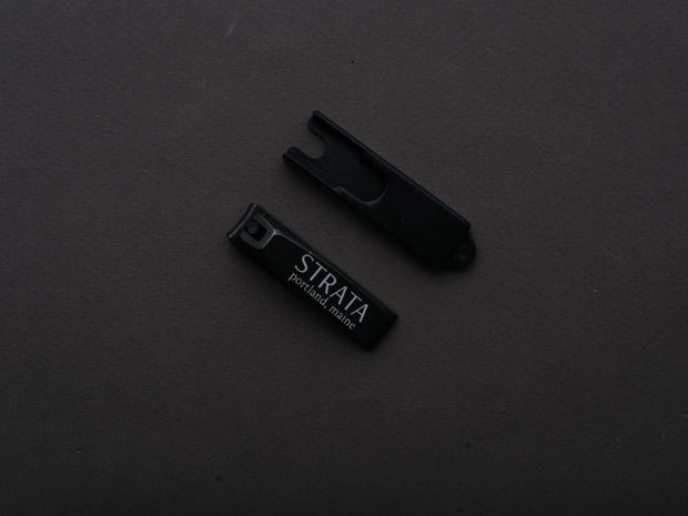 ITEZA - Kurouchi Nail Clippers - Strata Logo - Small