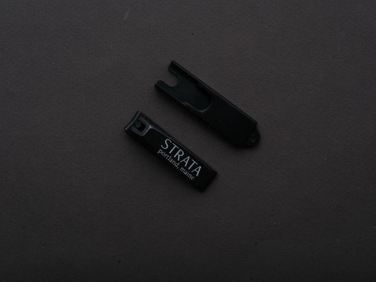 ITEZA - Kurouchi Nail Clippers - Strata Logo - Small