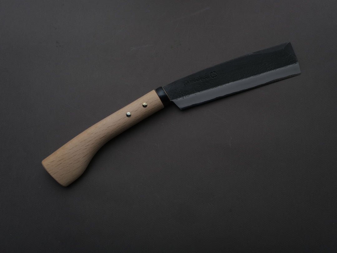 Ajikataya - Old Style Hatchet - Kurouchi - 180mm - Oak Wood Handle