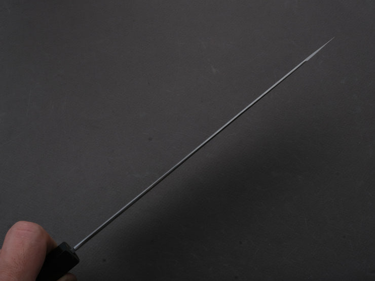 Tetsujin - Silver #3 - Metal Flow - Kiritsuke Gyuto - 240mm - Taihei Makassar Ebony Handle