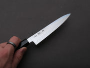 Sakai Kikumori - Tanaka Limited - Super Blue - All Mirror Polish - Petty - 150mm - Ebony Handle - Signed + Dated Tang