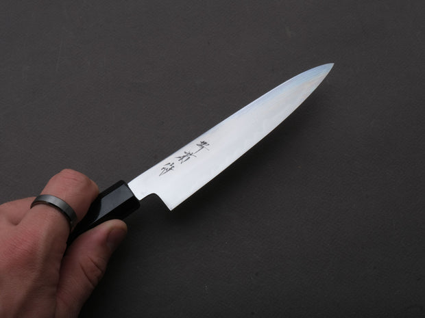 Sakai Kikumori - Tanaka Limited - Super Blue - All Mirror Polish - Petty - 150mm - Ebony Handle - Signed + Dated Tang