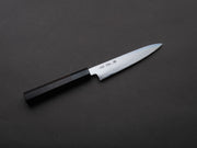 Sakai Kikumori - Tanaka Limited - Super Blue - All Mirror Polish - Petty - 150mm - Ebony Handle - Signed + Dated Tang