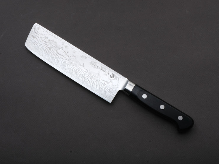 RYUSEN - BONTEN UNRYU - VG10 Damascus - 165mm Nakiri - Western Handle