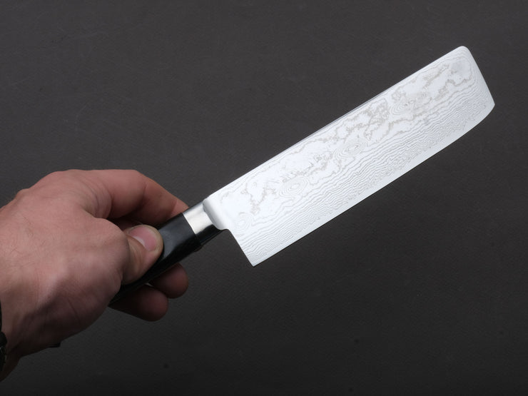 RYUSEN - BONTEN UNRYU - VG10 Damascus - 165mm Nakiri - Western Handle