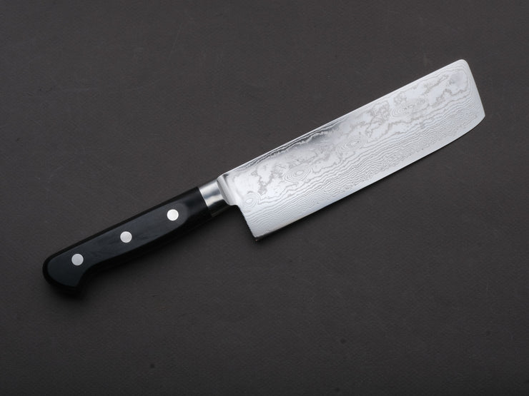 RYUSEN - BONTEN UNRYU - VG10 Damascus - 165mm Nakiri - Western Handle