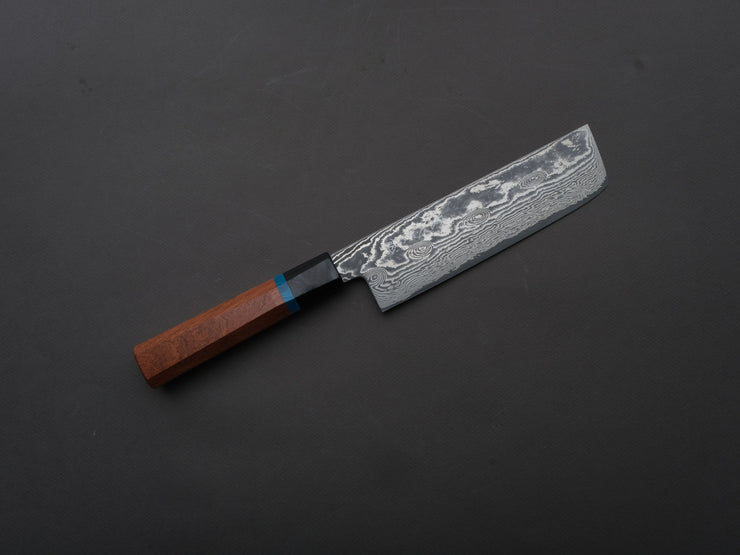 Ryu RYUSEN - BONTEN UNRYU KAI - VG10 Damascus - 165mm Nakiri - Quince