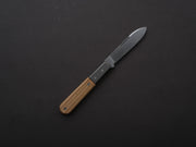 lionSTEEL - Folding Knife - Barlow - Roundhead - 65mm - M390 - Slip Joint - Olive w/ Metal Bolster
