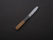 lionSTEEL - Folding Knife - Barlow - Roundhead - 65mm - M390 - Slip Joint - Olive w/ Metal Bolster