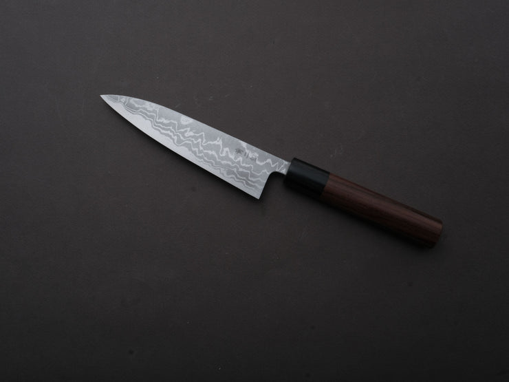 Hitohira - GR - Blue #2 - Damascus - Petty - 135mm - Rosewood Handle