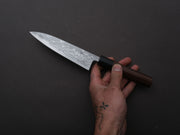 Hitohira - GR - Blue #2 - Damascus - Petty - 135mm - Rosewood Handle