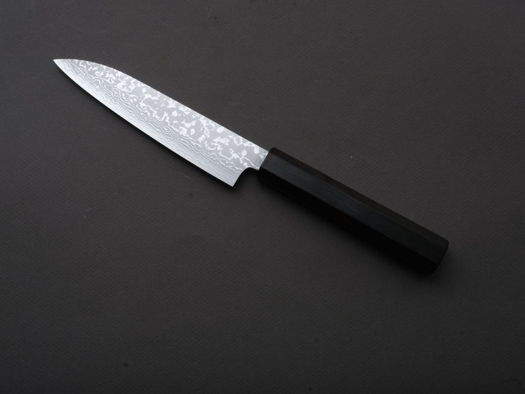 Makoto Kurosaki - VG7 - Damascus - Petty - 135mm - Ebony Handle