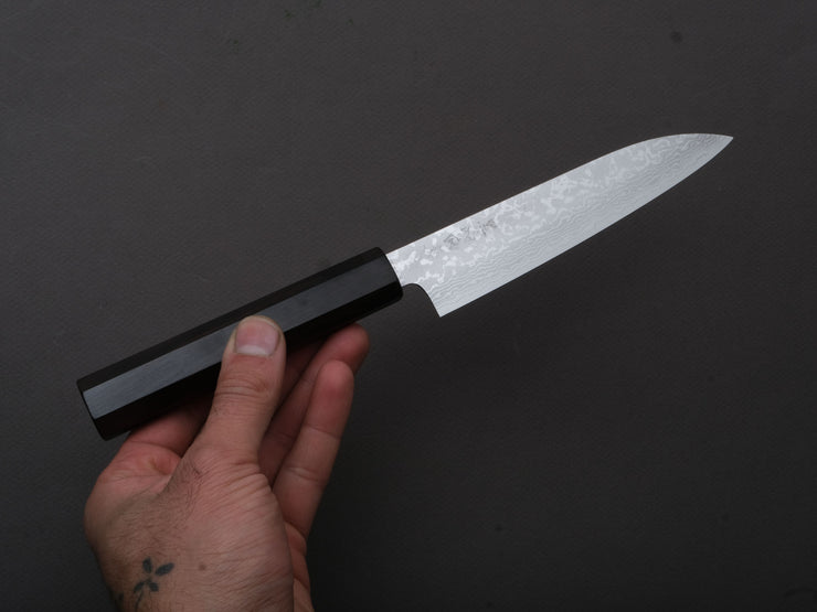 Makoto Kurosaki - VG7 - Damascus - Petty - 135mm - Ebony Handle