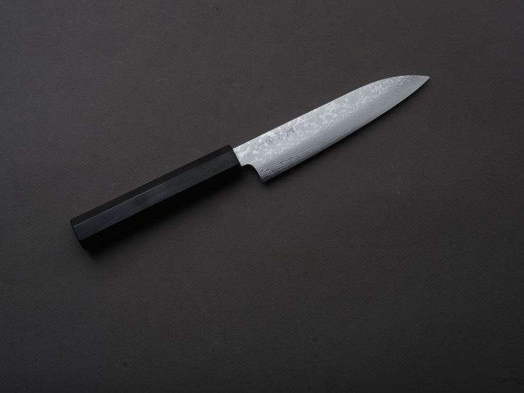 Makoto Kurosaki - VG7 - Damascus - Petty - 135mm - Ebony Handle