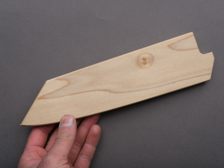 Edro Saya - Poplar - 210mm Kiritsuke Gyuto - Wide