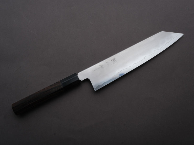 Tetsujin - Silver #3 - Kasumi - Kiritsuke Gyuto - 240mm - Taihei Makassar Ebony Handle