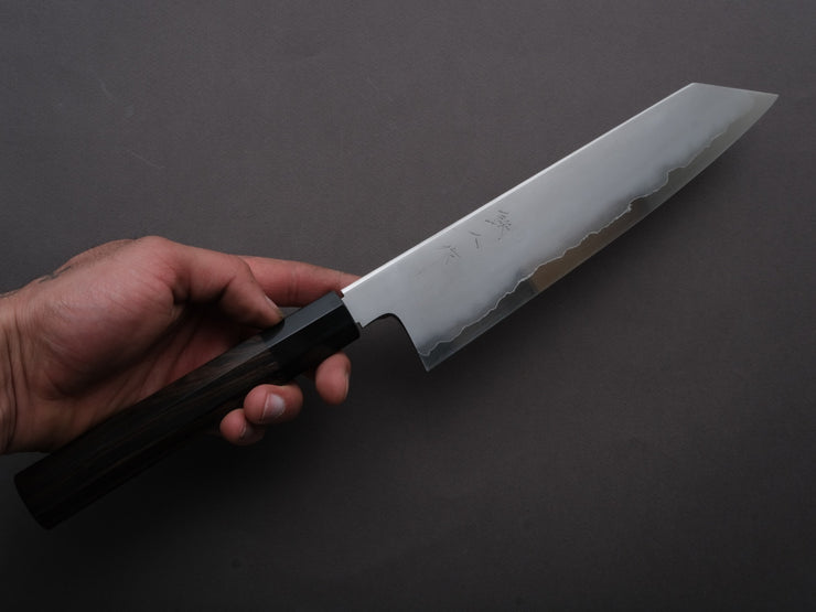 Tetsujin - Silver #3 - Kasumi - Kiritsuke Gyuto - 240mm - Taihei Makassar Ebony Handle