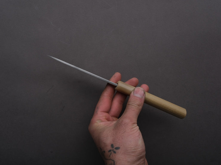 Hitohira - TD - Blue #2 - Stainless Clad - Kurouchi - Utility - 105mm - Magnolia Handle (D-Shaped)