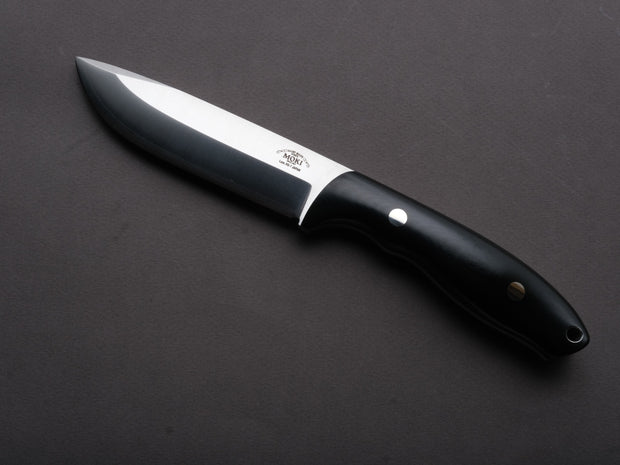 MOKI - Berg - Fixed Blade - Linen Micarta Handle