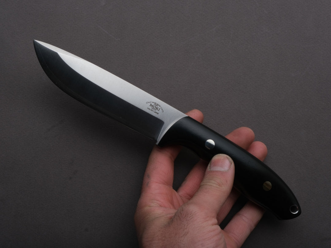 MOKI - Berg - Fixed Blade - 110mm - Linen Micarta Handle – Strata
