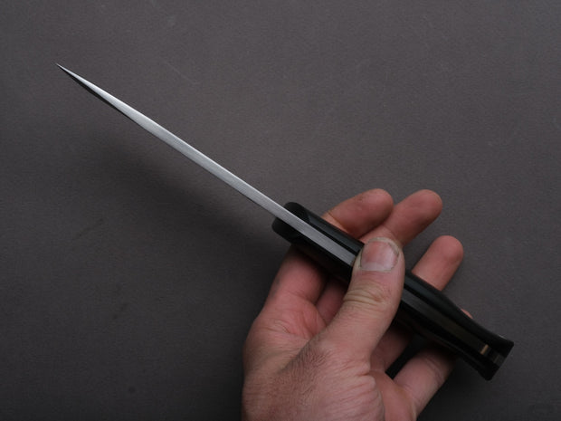 MOKI - Berg - Fixed Blade - Linen Micarta Handle
