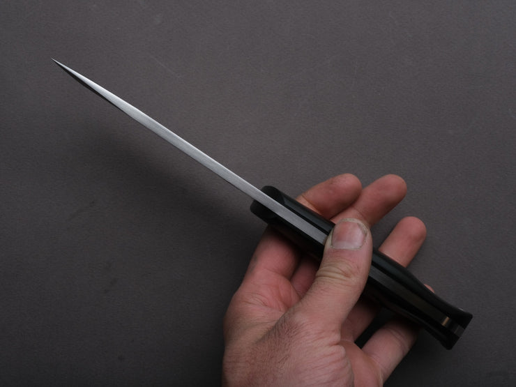 MOKI - Berg - Fixed Blade - Linen Micarta Handle