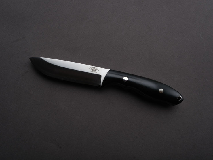 MOKI - Fixed Blade - Berg Pro Trail - 90mm - Linen Micarta Handle