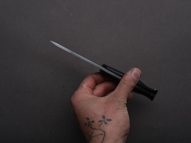 MOKI - Fixed Blade - Berg Pro Trail - 90mm - Linen Micarta Handle