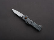 Zay Knives - Folding Knife - Higonokami - 1080 Carbon - 60mm - Stainless Handle - No. 6