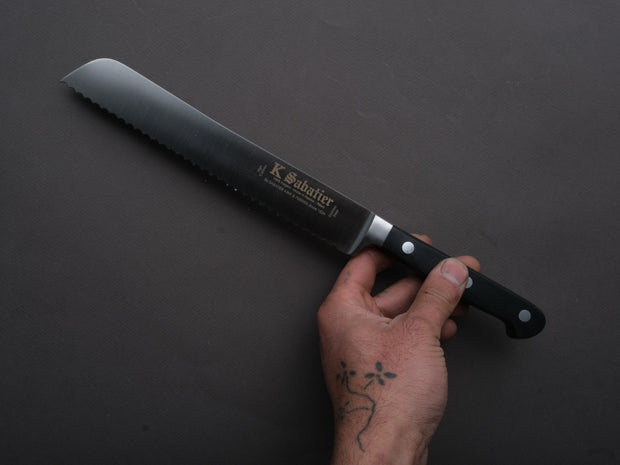 K Sabatier - Proxus - Stainless - Bread - 8" - Black POM Western