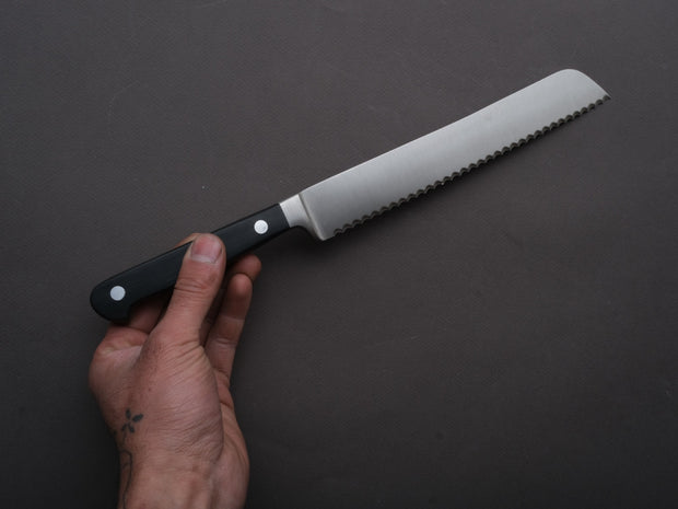 K Sabatier - Proxus - Stainless - Bread - 8" - Black POM Western
