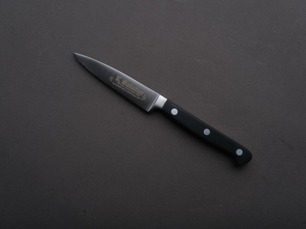 K Sabatier - Proxus - Stainless - Paring - 3.5" - Black POM Western