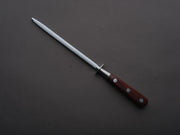 K Sabatier - Auvergne - Honing Rod - 8" - Coral Wood Handle