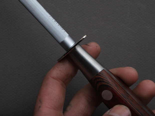 K Sabatier - Auvergne - Honing Rod - 8" - Coral Wood Handle