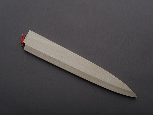 Hitohira - Mumei - Saya - Yanagiba - 240mm - Magnolia Wood
