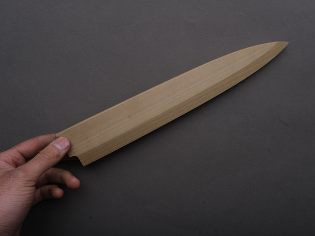 Hitohira - Mumei - Saya - Yanagiba - 270mm - Magnolia Wood