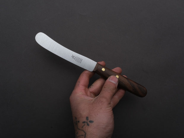 Windmühlenmesser - Buckel (Table/Utility Knife) - Stainless - 115mm - Walnut Handle