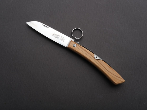Windmühlenmesser - Folding - Ibex - Nail Nick - X50CrMoV15 - 100mm - Olive Wood