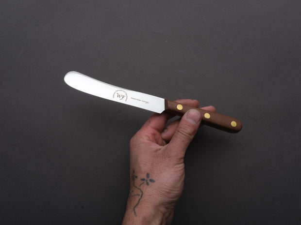 Windmühlenmesser - Buckel (Table/Utility Knife) - Fehrekampf - Stainless - 115mm - Walnut Handle