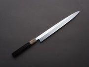 Hitohira - Tanaka x Manzo - White #2 - Yanagiba - 270mm - Ebony Handle - Saya