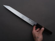 Hitohira - Togashi - White #1 - Tachi - Kiritsuke Yanagiba - 300mm - Ebony Handle (Saya)