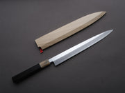 Hitohira - Tanaka x Manzo - White #2 - Yanagiba - 270mm - Ebony Handle - Saya