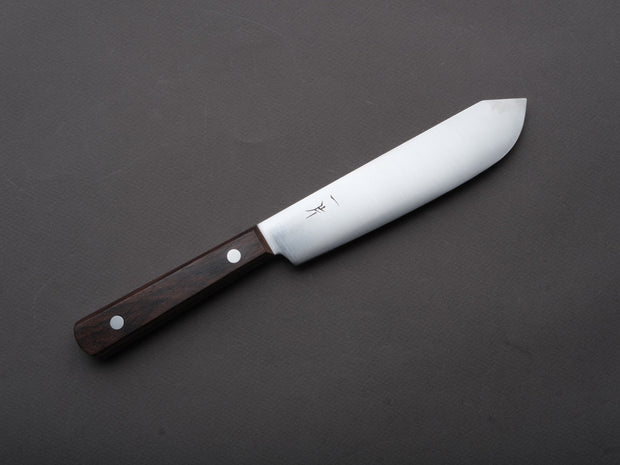 Hitohira - SK Steel - Butchering - 150mm - Rosewood Handle (No Bolster)