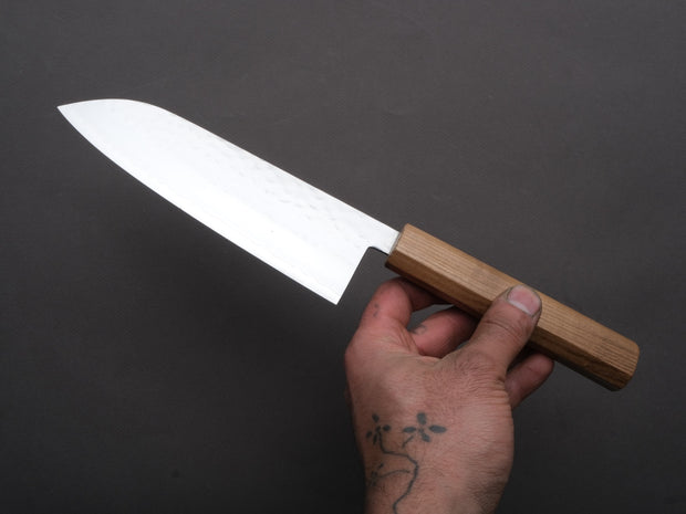Hitohira - NM - Tsuchime - Santoku - 170mm - Enju Handle