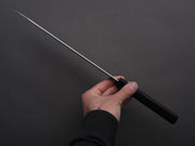 Nigara Hamono - VG XEOS - Tsuchime Damascus - Gyuto - 255mm - Ebony Handle