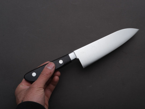 Hitohira - Ashi - White #2 - Santoku - 165mm - Pakka Handle
