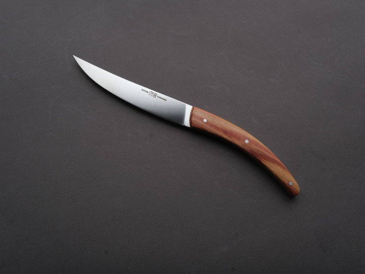 Goyon Chazeau - Steak/Table Knives - Styl'ver Brasserie - Rosewood Handles - Set of 6