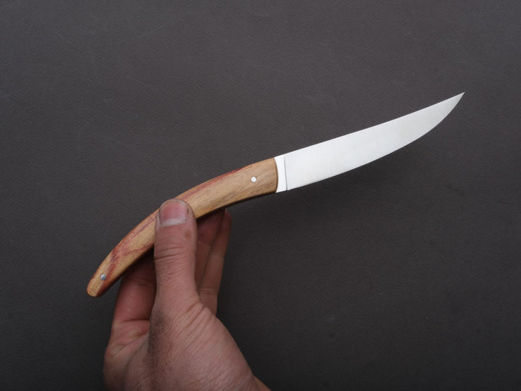 Goyon Chazeau - Steak/Table Knives - Styl'ver Brasserie - Rosewood Handles - Set of 6